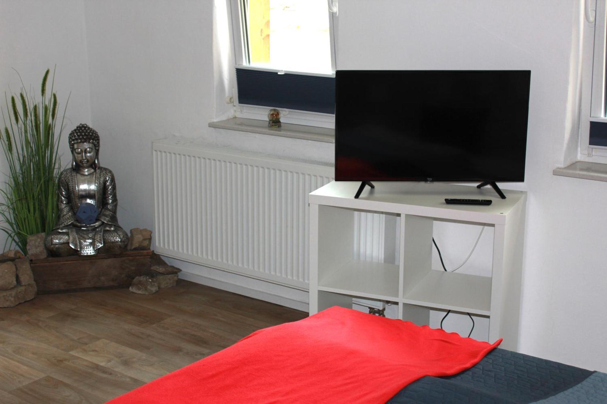 Fewo Im Lehm-Fachwerkhaus Erfurt Mit 3 Einzelnen Schlafzimmern Je Mit Tv Экстерьер фото